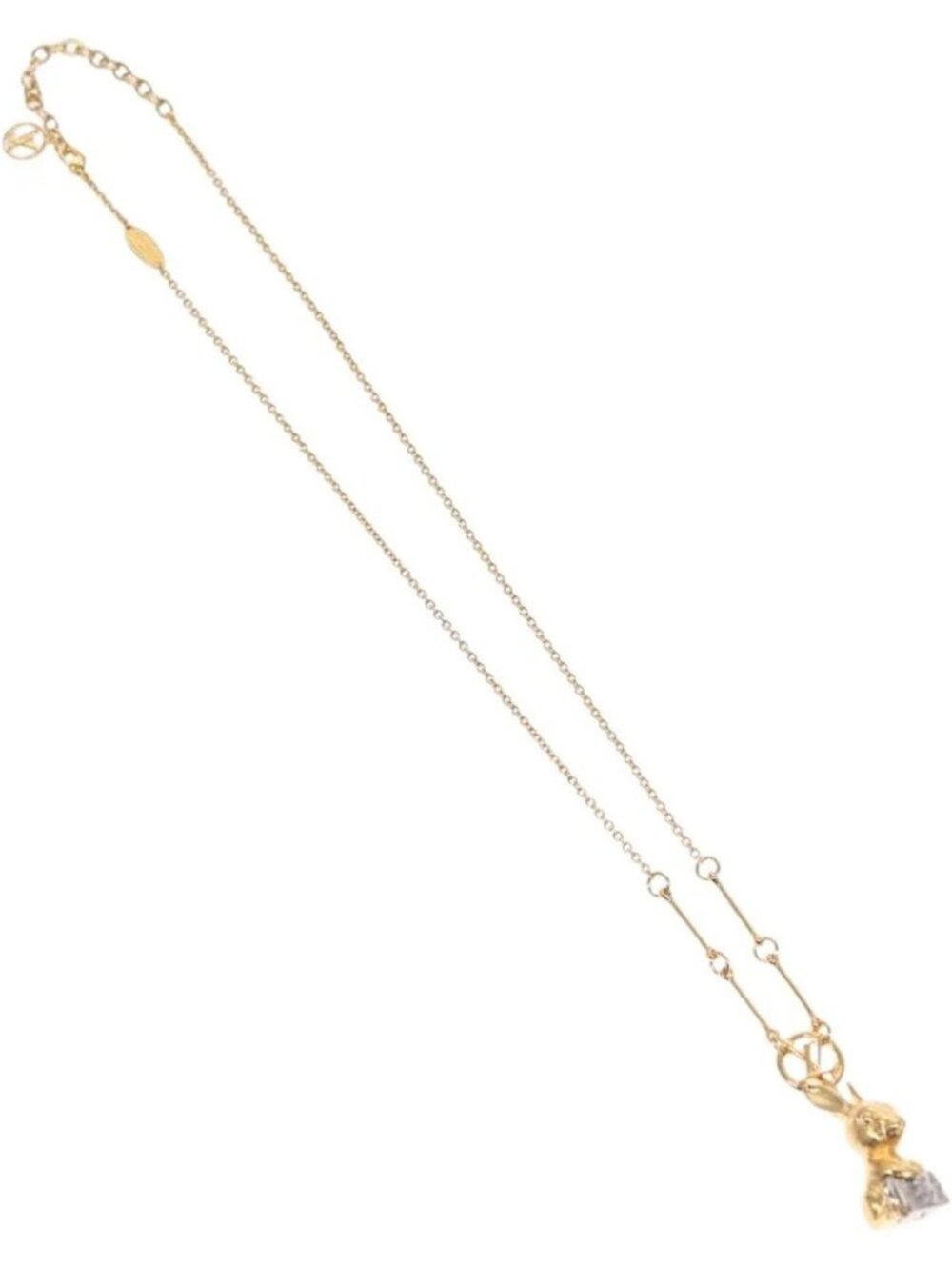 LOUIS VUITTON Collier LV Necklace metal Gold M00928 LV Auth 115662 - Picture 2 of 15